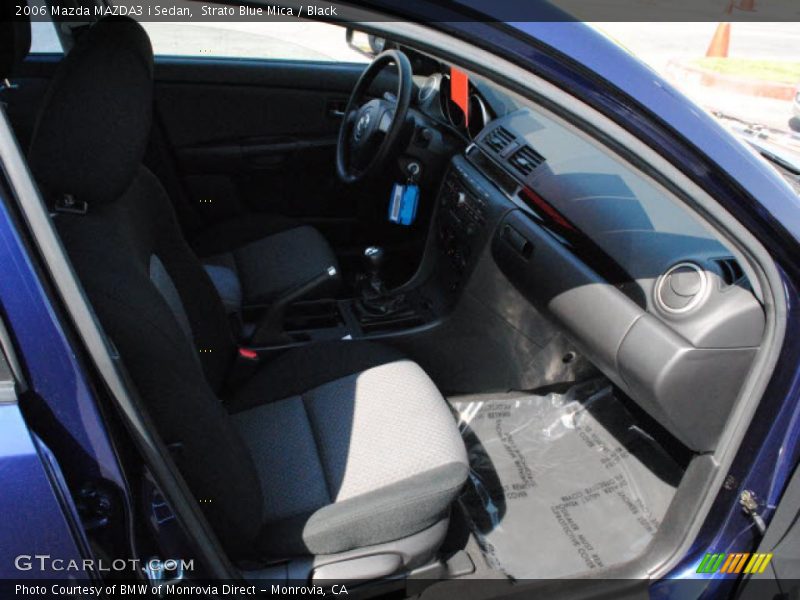 Strato Blue Mica / Black 2006 Mazda MAZDA3 i Sedan