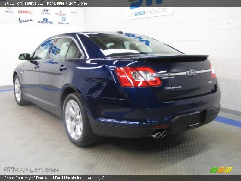 Kona Blue / Light Stone 2011 Ford Taurus SEL