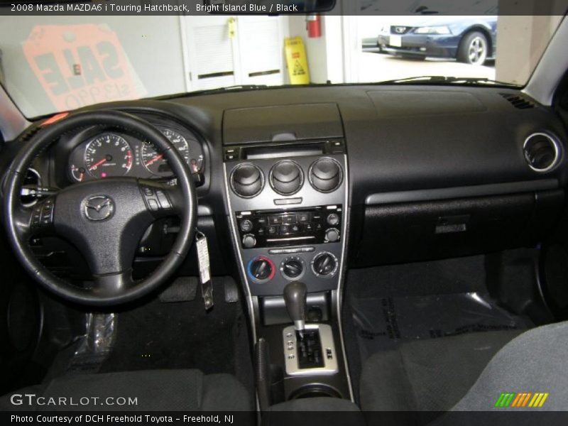 Bright Island Blue / Black 2008 Mazda MAZDA6 i Touring Hatchback