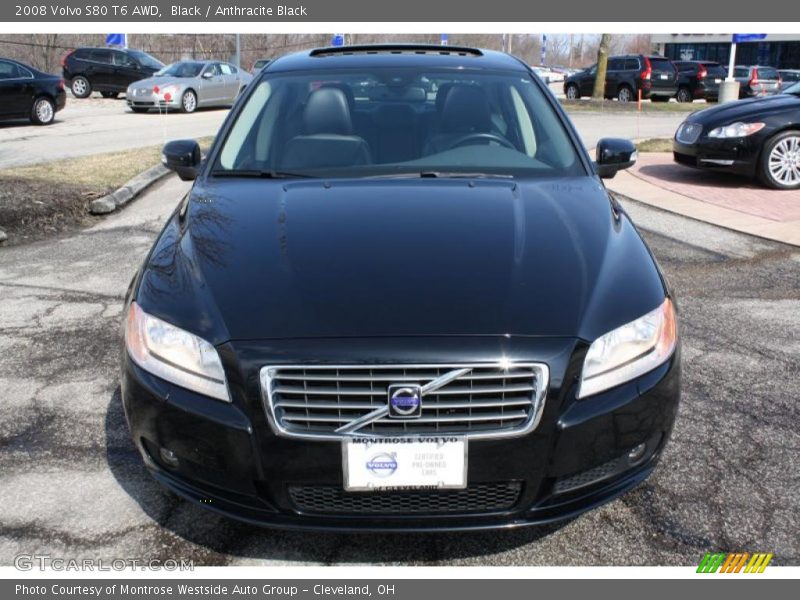 Black / Anthracite Black 2008 Volvo S80 T6 AWD