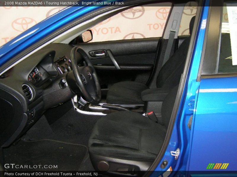 Bright Island Blue / Black 2008 Mazda MAZDA6 i Touring Hatchback