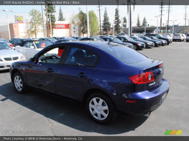 Strato Blue Mica / Black 2006 Mazda MAZDA3 i Sedan