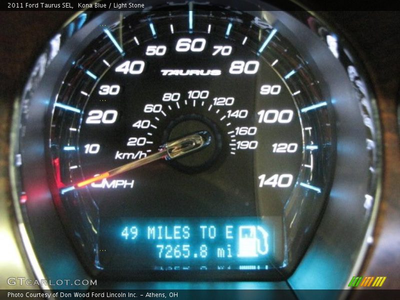 Kona Blue / Light Stone 2011 Ford Taurus SEL