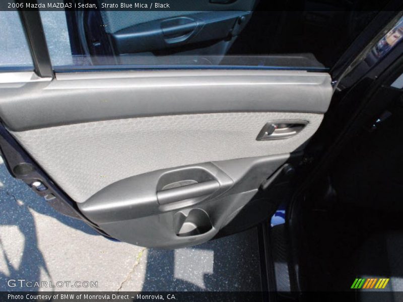 Strato Blue Mica / Black 2006 Mazda MAZDA3 i Sedan