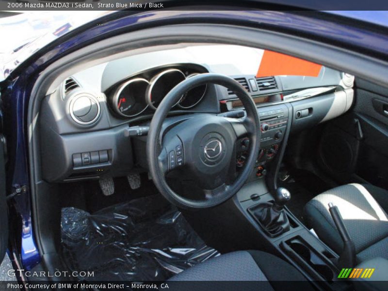 Strato Blue Mica / Black 2006 Mazda MAZDA3 i Sedan