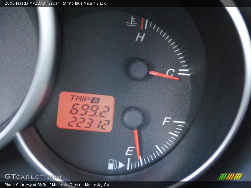 Strato Blue Mica / Black 2006 Mazda MAZDA3 i Sedan