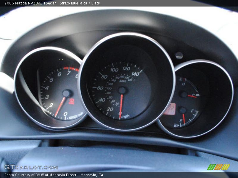 Strato Blue Mica / Black 2006 Mazda MAZDA3 i Sedan