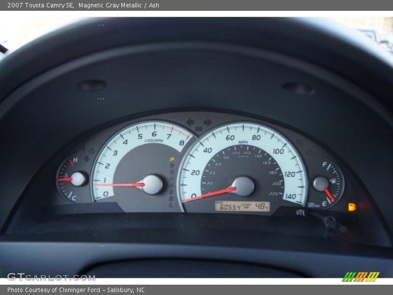 Magnetic Gray Metallic / Ash 2007 Toyota Camry SE