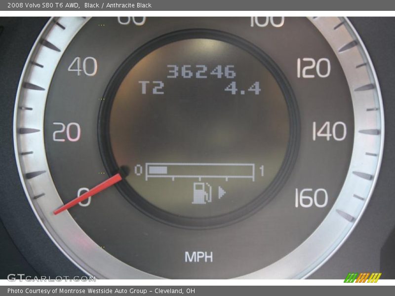 Black / Anthracite Black 2008 Volvo S80 T6 AWD