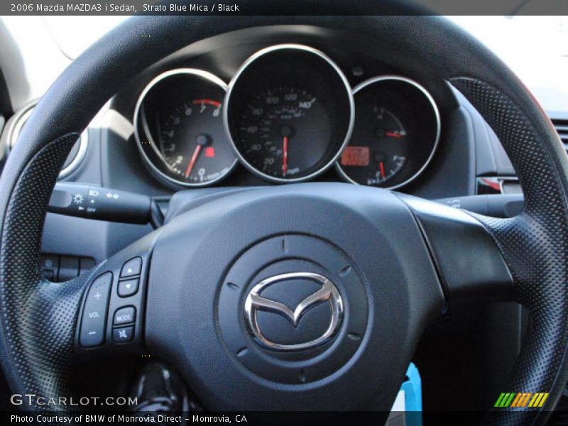 Strato Blue Mica / Black 2006 Mazda MAZDA3 i Sedan