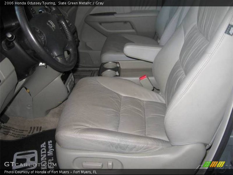 Slate Green Metallic / Gray 2006 Honda Odyssey Touring