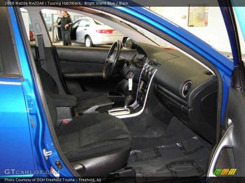 Bright Island Blue / Black 2008 Mazda MAZDA6 i Touring Hatchback