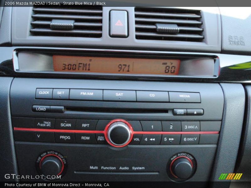 Strato Blue Mica / Black 2006 Mazda MAZDA3 i Sedan