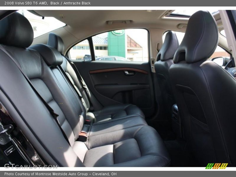 Black / Anthracite Black 2008 Volvo S80 T6 AWD