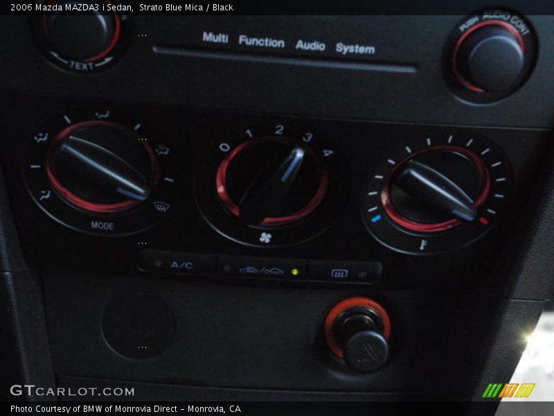 Strato Blue Mica / Black 2006 Mazda MAZDA3 i Sedan