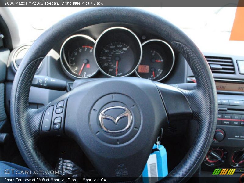 Strato Blue Mica / Black 2006 Mazda MAZDA3 i Sedan
