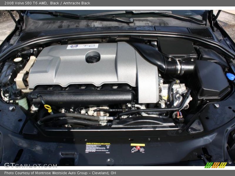 Black / Anthracite Black 2008 Volvo S80 T6 AWD