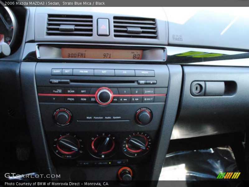 Strato Blue Mica / Black 2006 Mazda MAZDA3 i Sedan