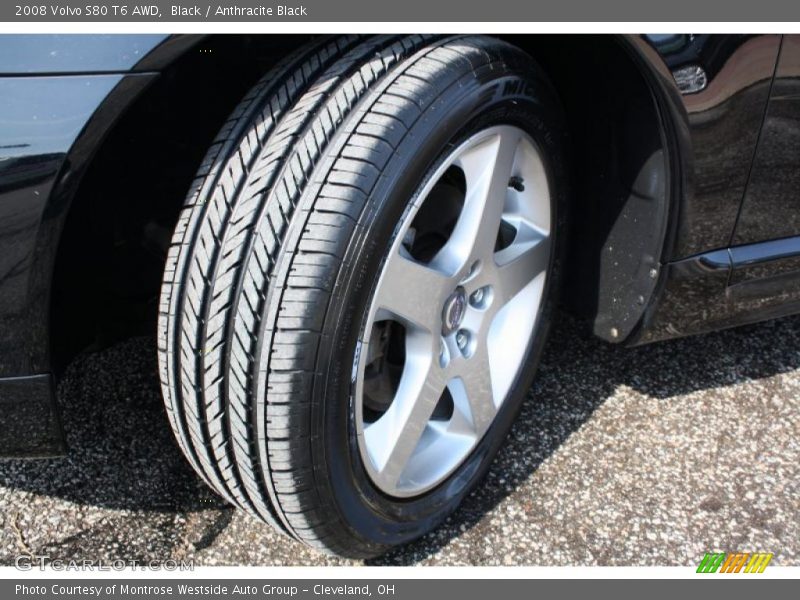 Black / Anthracite Black 2008 Volvo S80 T6 AWD