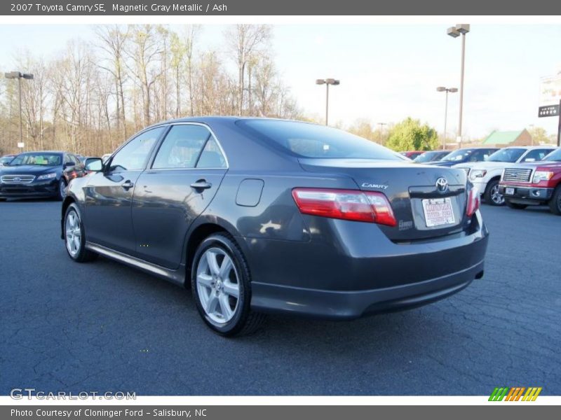 Magnetic Gray Metallic / Ash 2007 Toyota Camry SE