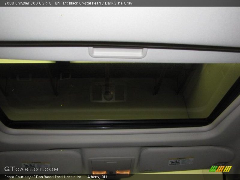 Brilliant Black Crystal Pearl / Dark Slate Gray 2008 Chrysler 300 C SRT8