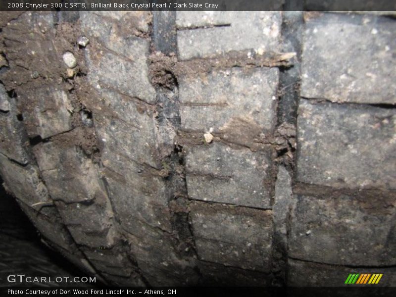 Brilliant Black Crystal Pearl / Dark Slate Gray 2008 Chrysler 300 C SRT8