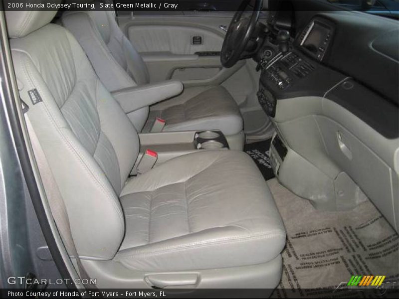 Slate Green Metallic / Gray 2006 Honda Odyssey Touring