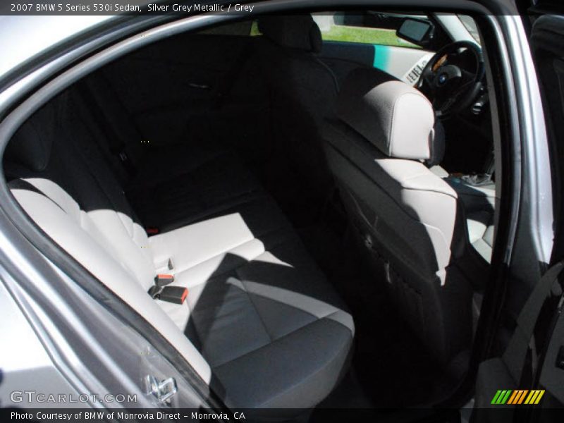 Silver Grey Metallic / Grey 2007 BMW 5 Series 530i Sedan