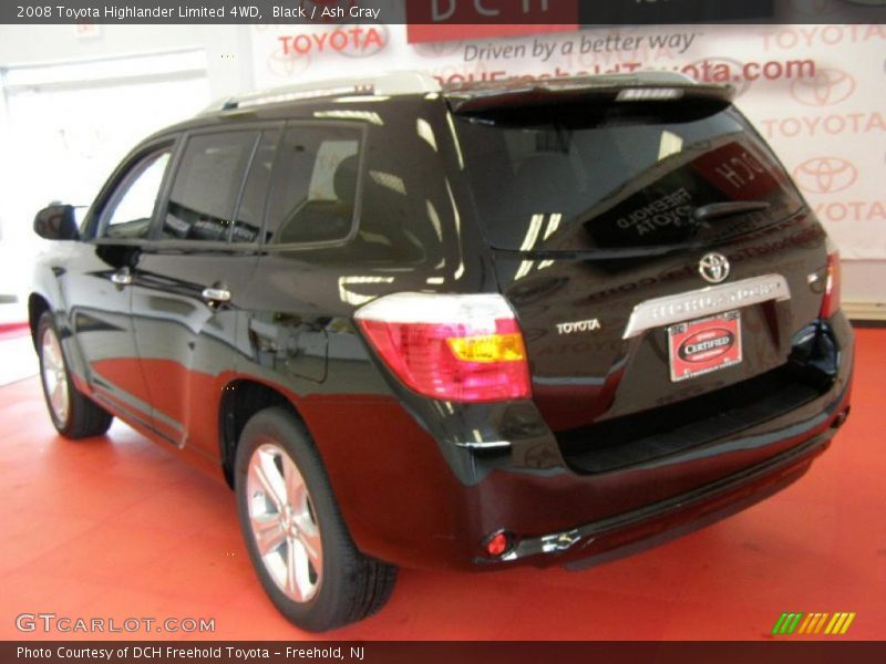 Black / Ash Gray 2008 Toyota Highlander Limited 4WD