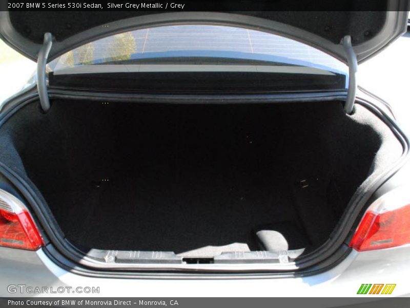 Silver Grey Metallic / Grey 2007 BMW 5 Series 530i Sedan