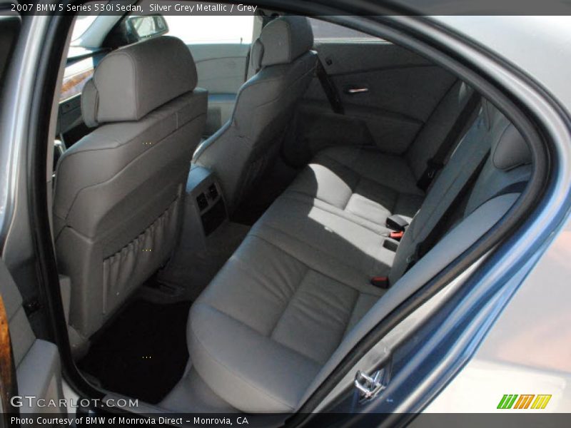 Silver Grey Metallic / Grey 2007 BMW 5 Series 530i Sedan