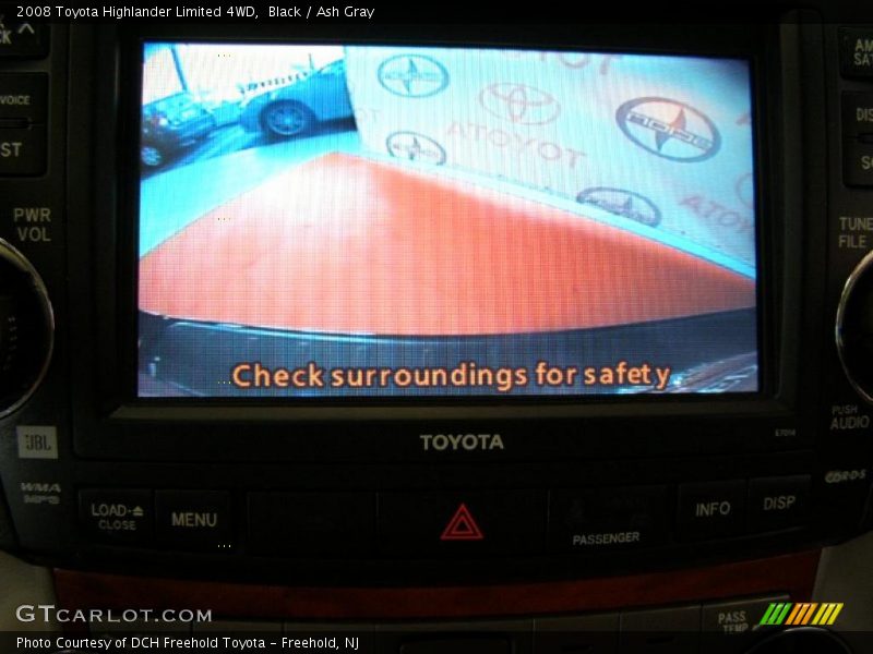 Black / Ash Gray 2008 Toyota Highlander Limited 4WD