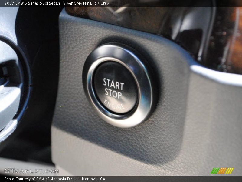 Silver Grey Metallic / Grey 2007 BMW 5 Series 530i Sedan