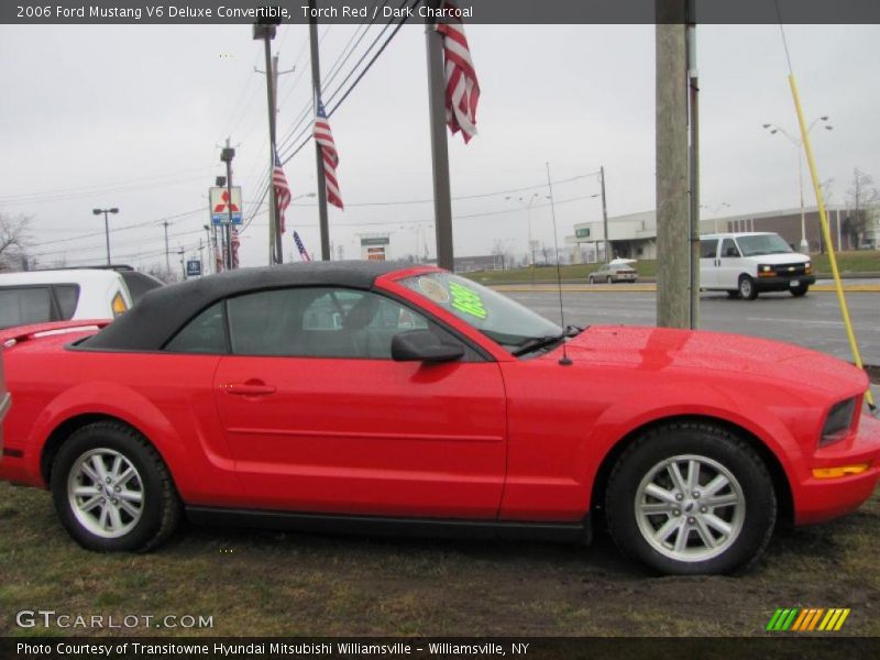 Torch Red / Dark Charcoal 2006 Ford Mustang V6 Deluxe Convertible