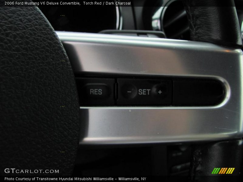 Torch Red / Dark Charcoal 2006 Ford Mustang V6 Deluxe Convertible