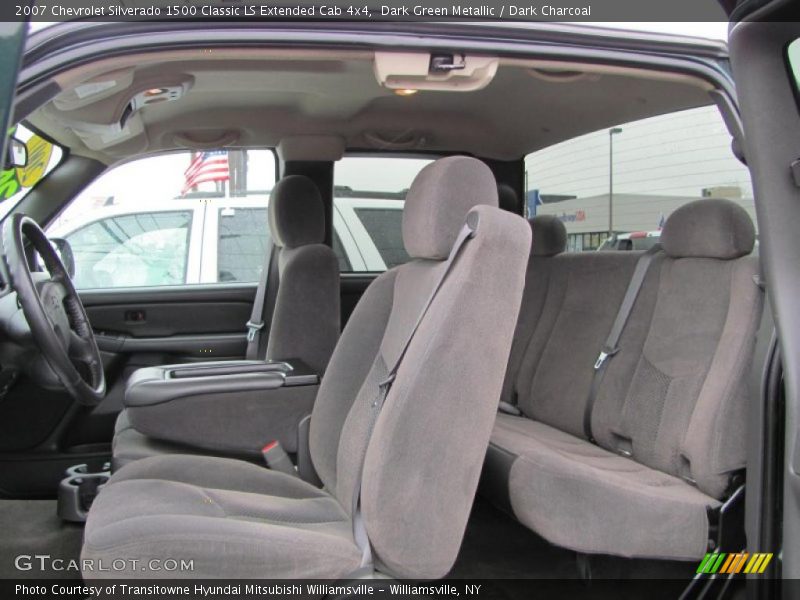 Dark Green Metallic / Dark Charcoal 2007 Chevrolet Silverado 1500 Classic LS Extended Cab 4x4