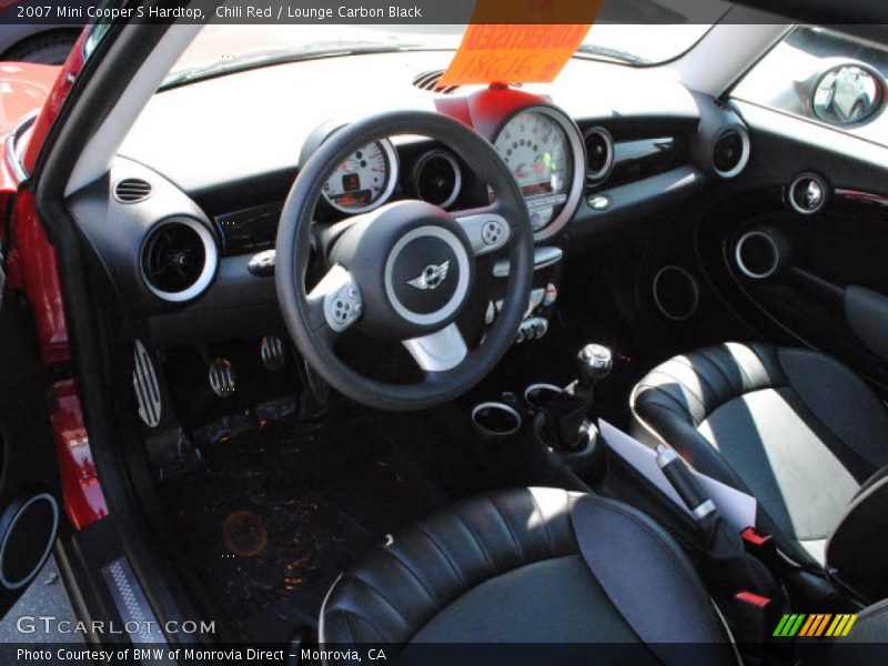 Chili Red / Lounge Carbon Black 2007 Mini Cooper S Hardtop