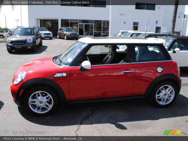 Chili Red / Lounge Carbon Black 2007 Mini Cooper S Hardtop