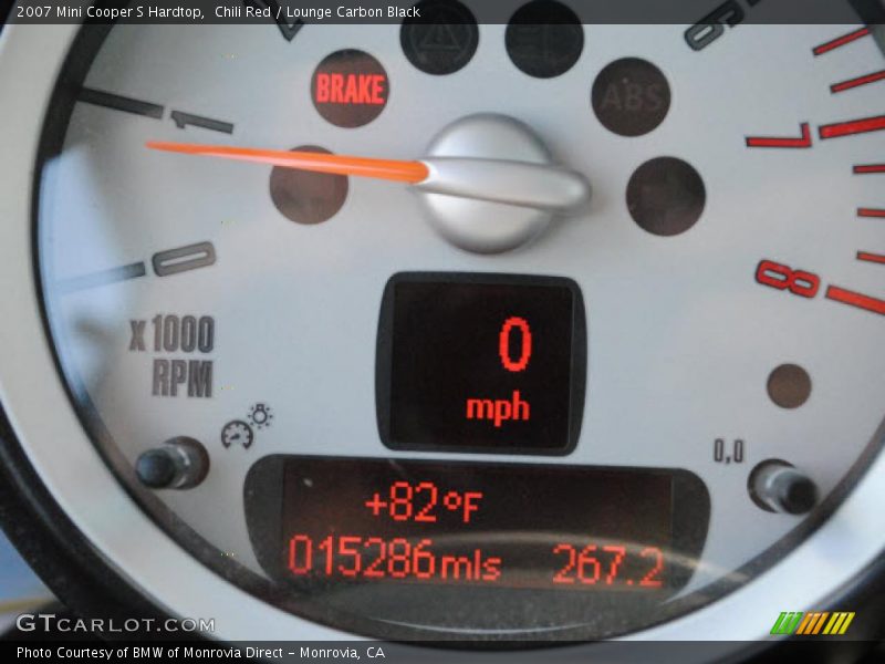 Chili Red / Lounge Carbon Black 2007 Mini Cooper S Hardtop