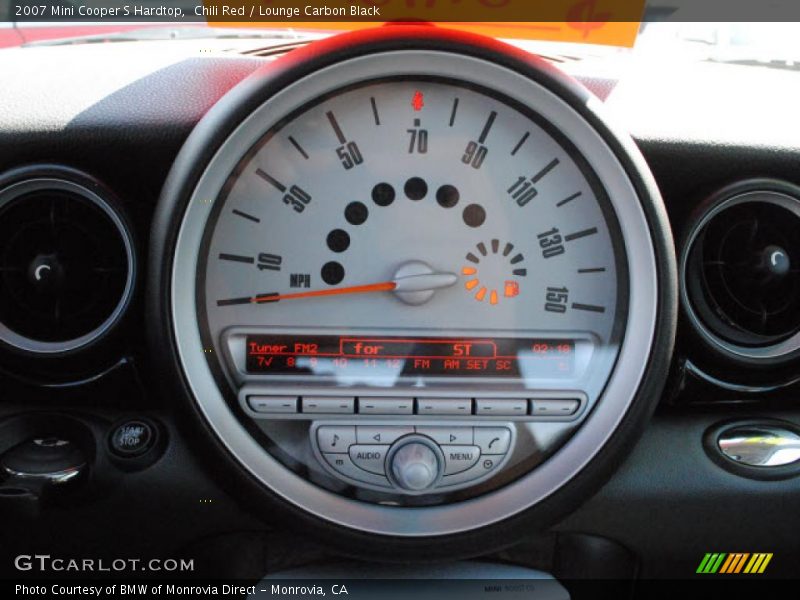Chili Red / Lounge Carbon Black 2007 Mini Cooper S Hardtop