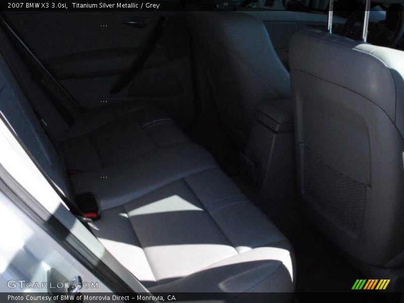 Titanium Silver Metallic / Grey 2007 BMW X3 3.0si