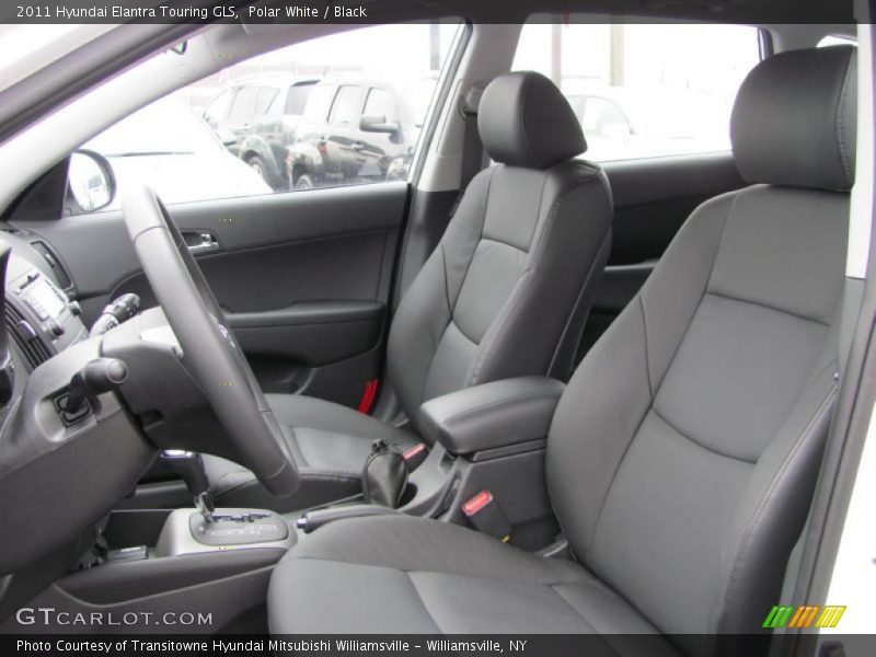 Polar White / Black 2011 Hyundai Elantra Touring GLS