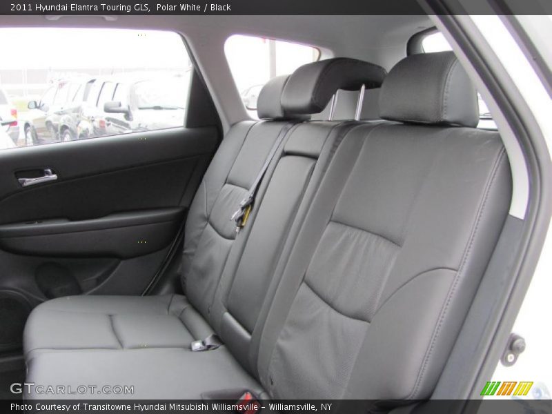 Polar White / Black 2011 Hyundai Elantra Touring GLS