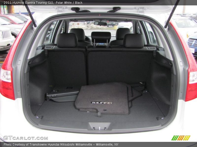 Polar White / Black 2011 Hyundai Elantra Touring GLS