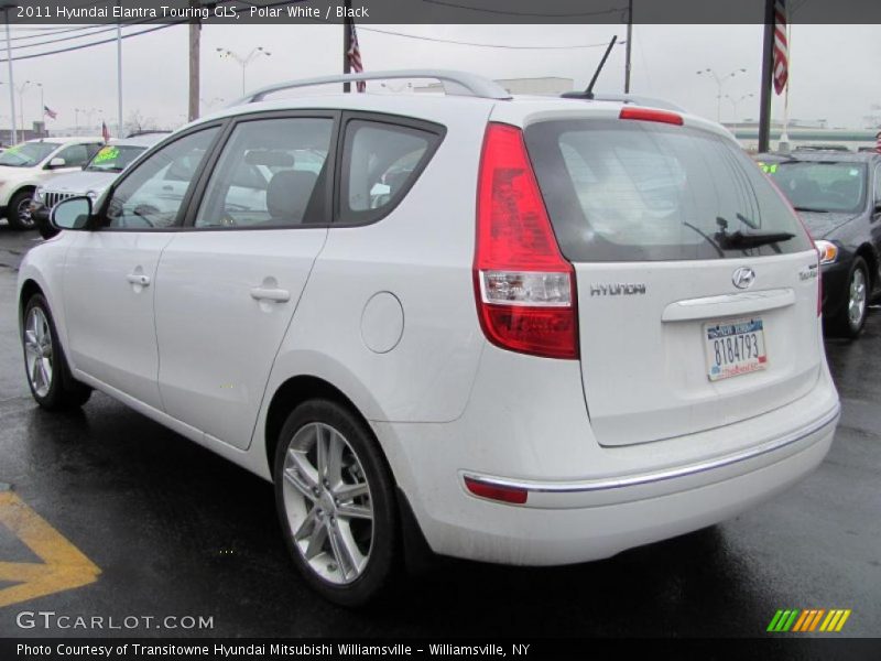 Polar White / Black 2011 Hyundai Elantra Touring GLS