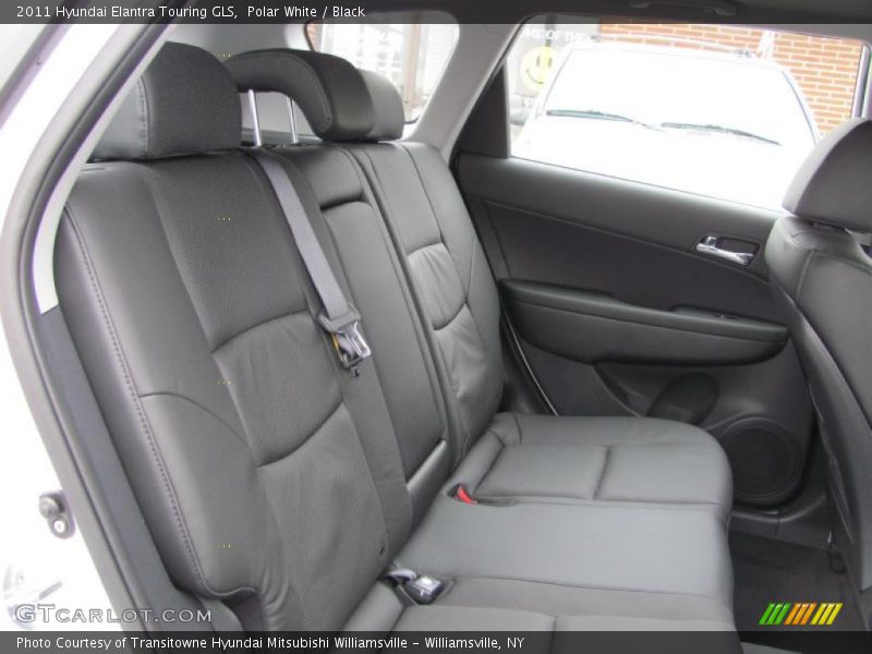 Polar White / Black 2011 Hyundai Elantra Touring GLS