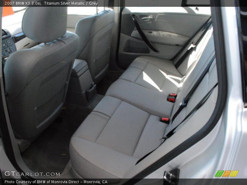 Titanium Silver Metallic / Grey 2007 BMW X3 3.0si