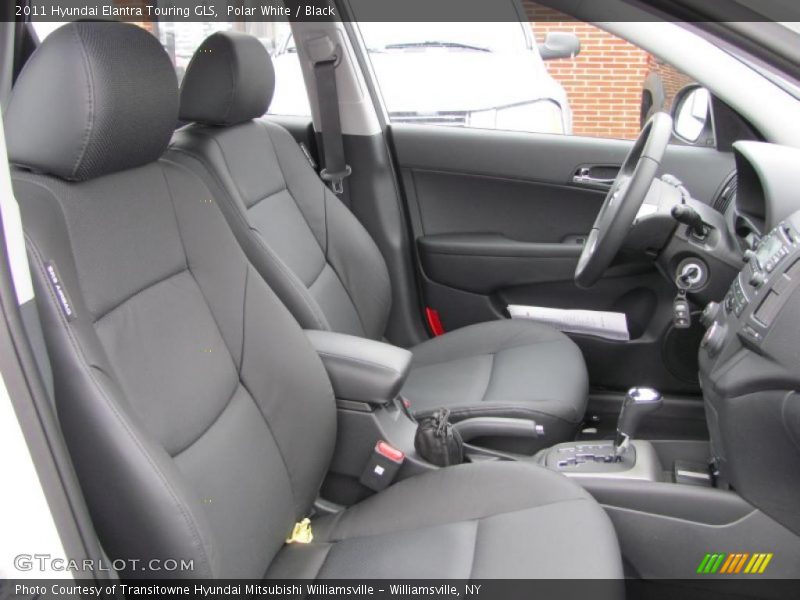 Polar White / Black 2011 Hyundai Elantra Touring GLS