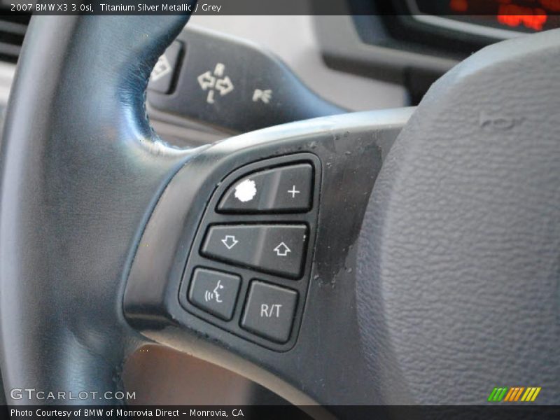 Titanium Silver Metallic / Grey 2007 BMW X3 3.0si