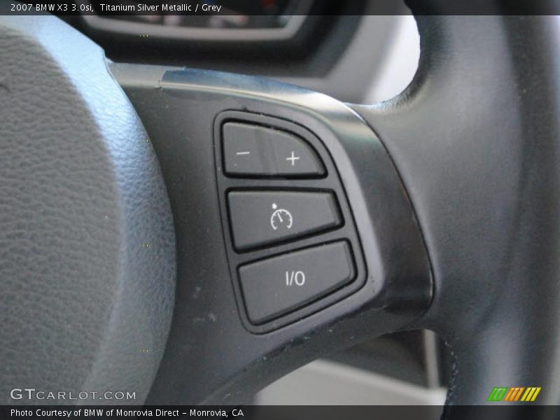 Titanium Silver Metallic / Grey 2007 BMW X3 3.0si